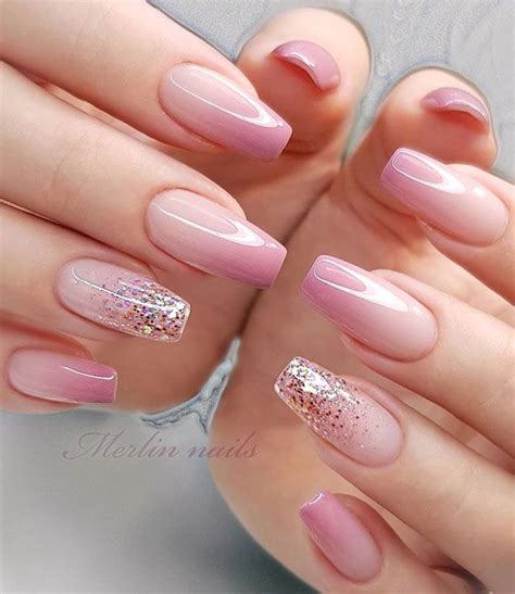 Most Beautiful Nail Designs To Inspire You Ombre Dusty Pink In Pink Ombre Nails