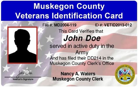 Muskegon County Clerks Office Issues Free Veteran Id