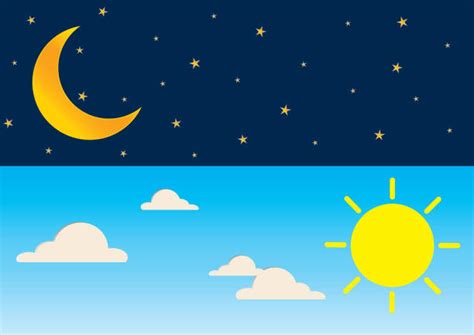 Night And Day Illustrations Royalty Free Vector Graphics And Clip Art