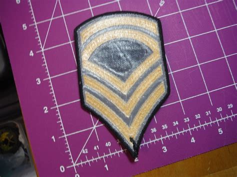 Us Army Sergeant First Class Sfc E 7 Class A Military Patch Rank Sew