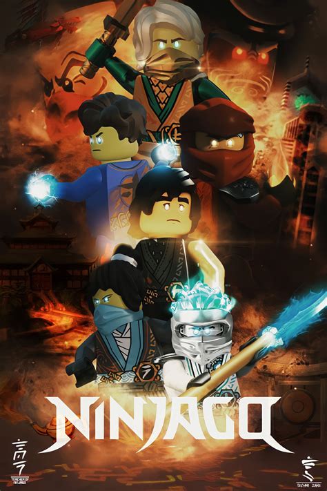 artstation ninjago season posters ph