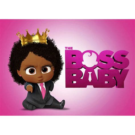 Boss Baby Girl Pink Logo