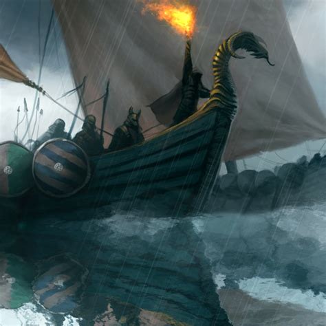 Живые обои Vikings Ship Animated Wallpaper Wallpaper Engine