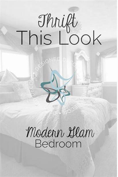 Bedroom Glam Modern Thrift Decor Designed Designeddecor