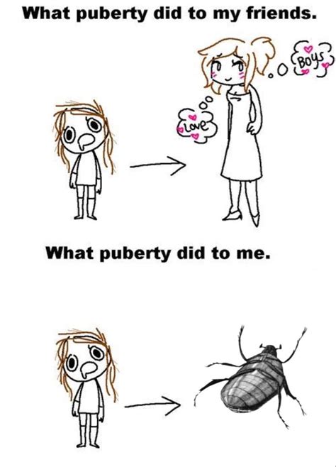 An Insect And A Girl Are Depicted In This Funny Cartoon Which Reads What Pubby Did To My Friends