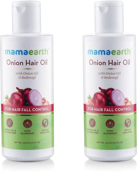 Mamaearth Onion Oil For Hair Regrowth And Hair Fall Control Pack Of 2
