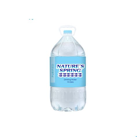 Natures Spring Purified Water 10 Liters Shopee Philippines