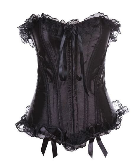 new sexy waist cincher underbust corset bustier wedding boned basques waspie black sexy bustier
