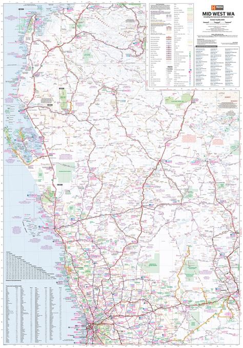 Hema Mid West Western Australia Map By Hema Maps Avenza Maps