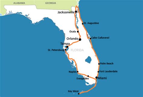 Arriba Imagen Mapa Florida Playas Viaterra Mx