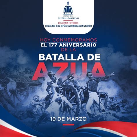 Conmemoración Del 177 Aniversario De La Batalla De Azua 19 De Marzo