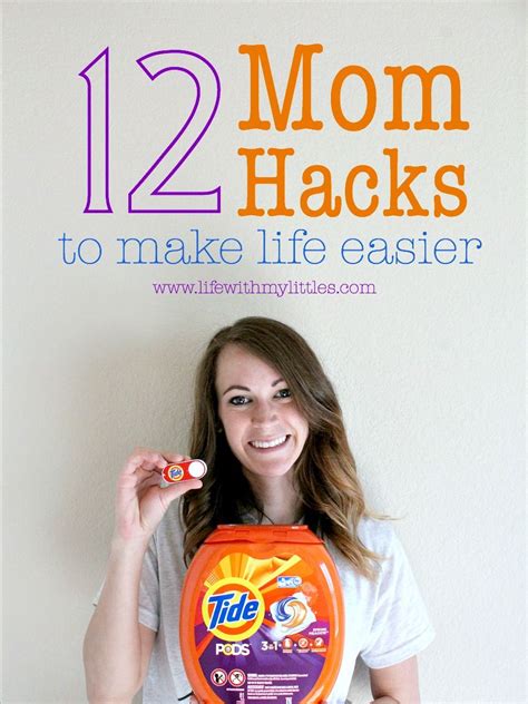 12 Mom Hacks To Make Life Easier Mom Life Hacks Mom Hacks Busy Mom