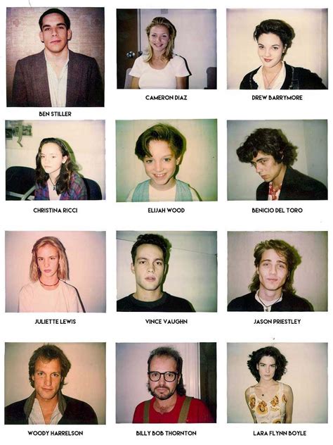 Casting Polaroids Of Celebrities At The Start Of Their Careers