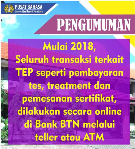 Pt bank tabungan negara ( persero) / bank btn. PUSBA - Universitas Negeri Surabaya