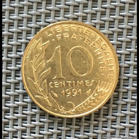 10 Centimes 1991 Marianne Coins World France Cinquième République