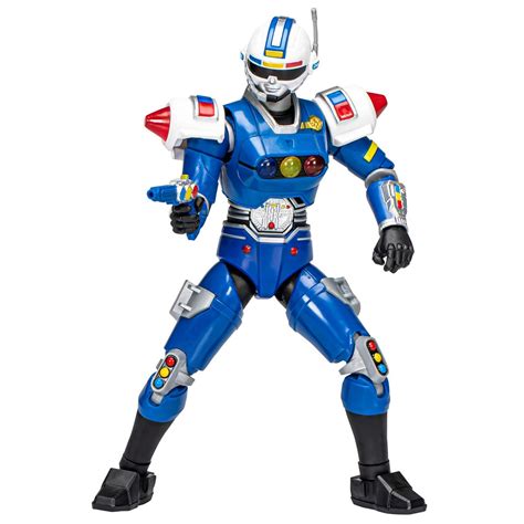 Power Rangers Lightning Collection Turbo Blue Senturion Deluxe 6 Inch