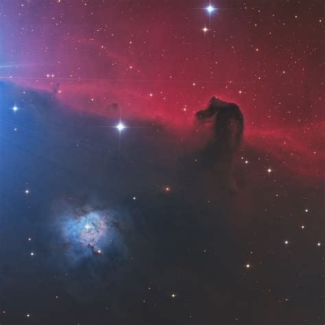 Horsehead Nebula Ic 434 Ngc 2023 Telescope Live