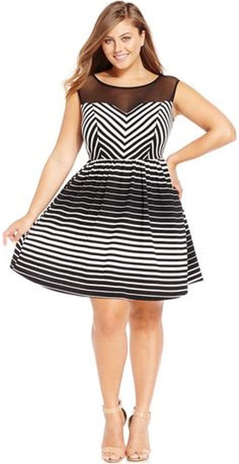 Pin About Striped Dress Outfit And Trendy Plus Size Clothing On I Wanna