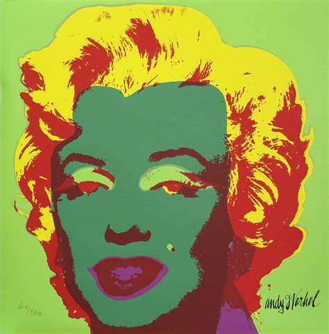 Andy Warhol Marilyn Monroe 1967 Yellow Green 6082400