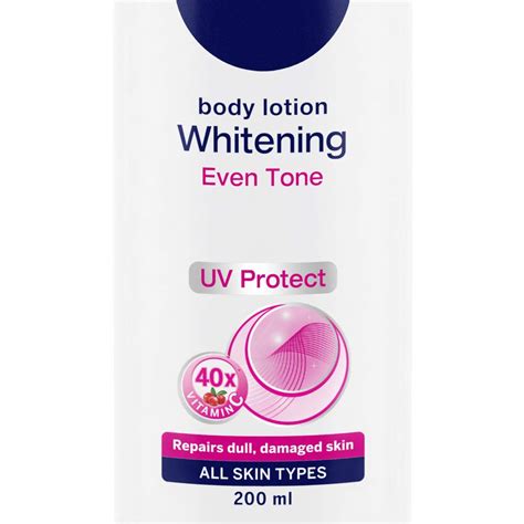Nivea Body Lotion Whitening Even Tone Uv Protect 200ml Gorevizon