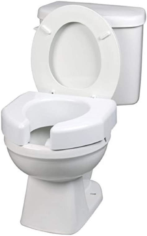 Maddak Basic Open Front Elevated Toilet Seat 725790000