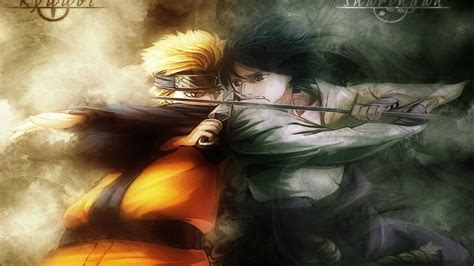 Naruto Vs Sasuke Hd Desktop Wallpaper Widescreen High Definition Fullscreen