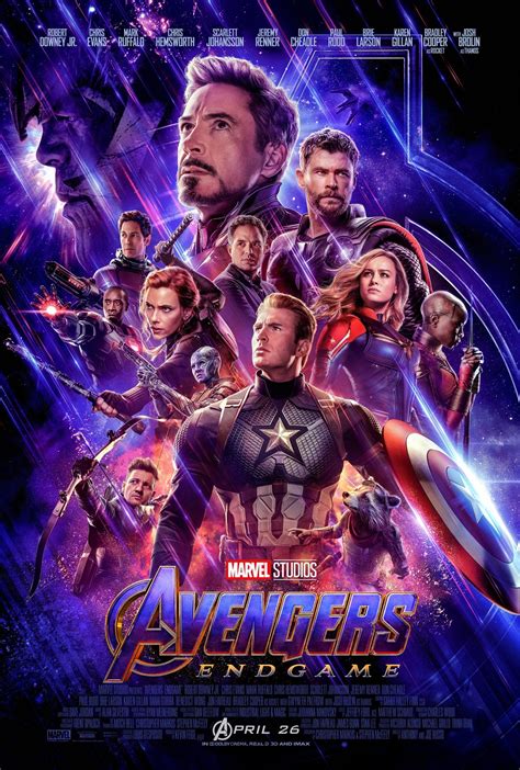 Avengers Endgame 2019 Official Poster Rmovies