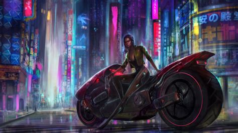 2560x1440 Cyberpunk Lonely Cyborg Illustration 1440p Resolution