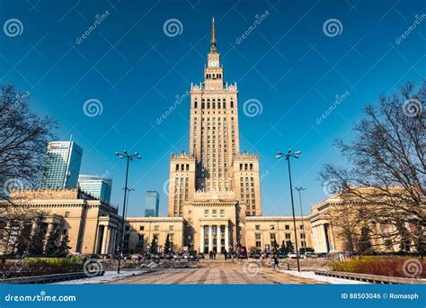 Warsaw Palace Of Culture And Science A Landmark And The Tallest
