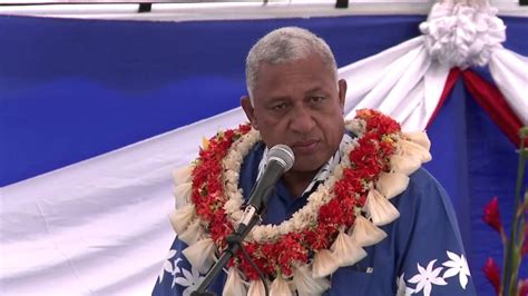 Fijian Prime Minister Voreqe Bainimarama Officially Opens Vatuwaqa