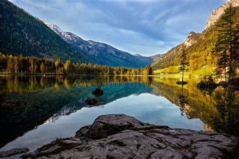 Turquoise Water And Scene Of Trees And Lake Stock Photo Image Of