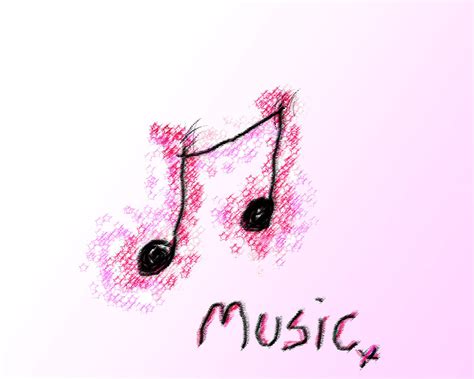 Download Cute Music Beamed Eight Notes Doodle Wallpaper