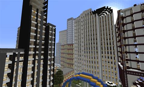 Downtown Project And Skyscrapers Minecraft Map
