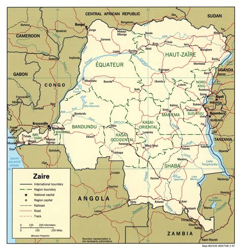 Congo The Democratic Republic Of The Map Coloring Pages