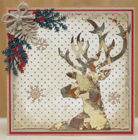 Sizzix Tim Holtz Dashing Deer Created Using Gilding Flak Flickr