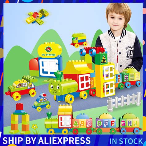 diy compatible with building blocks number trains letters trains bricks model stickers