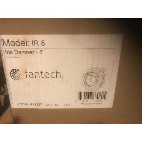 Fantech Ir 4 Duct Iris Damper Hardwares Online Sale