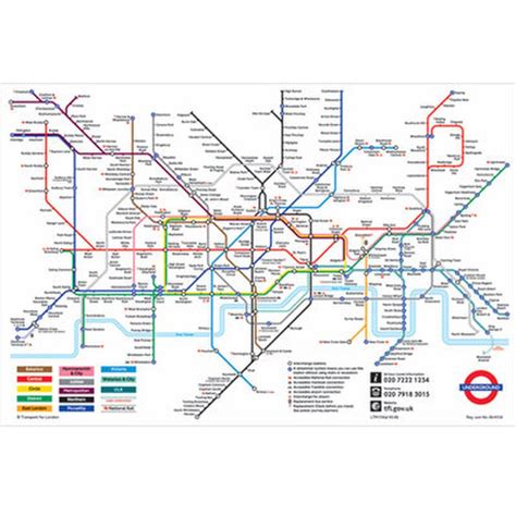 London Underground 24 X 36 Inches Maxi Poster Merchandise