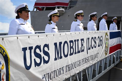 Navy Commissions Littoral Combat Ship Uss Mobile Society Of Sponsors