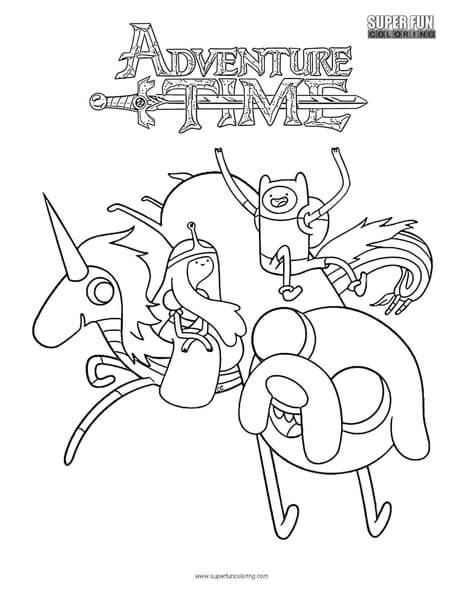 Adventure Time Super Fun Coloring