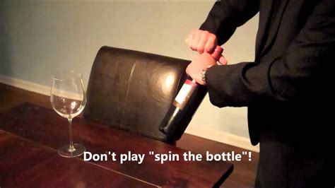 Ever needed to open a bottle of wine but found yourself without a corkscrew? How to Open a Bottle of Wine Like a Sommelier. - YouTube