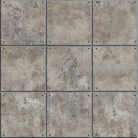 Concrete Dirt Plates Wall Texture Seamless 01768