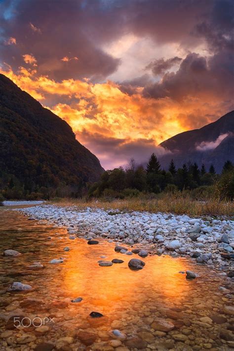 Narnia Sunset By Florian Warnecke On 500px Autumn Yellow Trees Sky