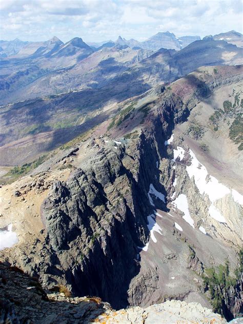Continental Divide from Swiftcurrent Mtn Lookout : Photos, Diagrams ...