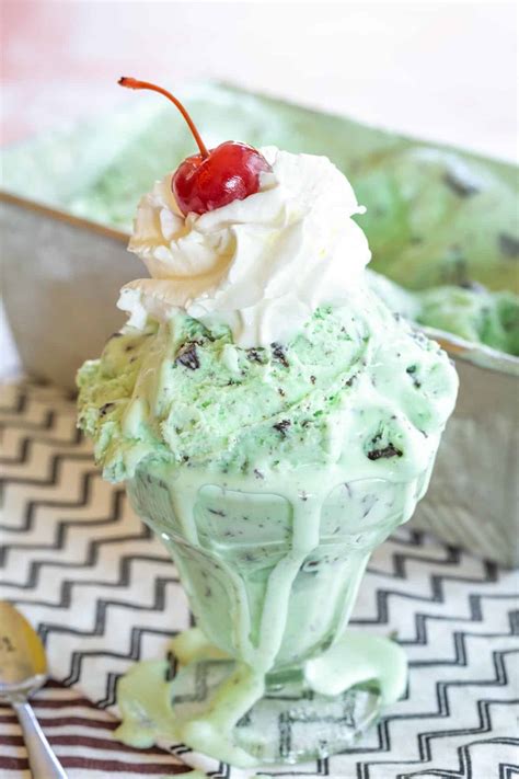 No Churn Mint Chocolate Chip Ice Cream Recipe Cupcakes And Kale Chips