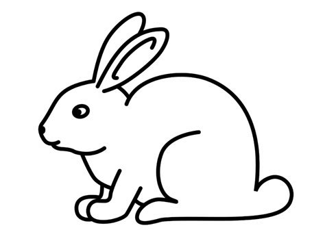 Simple Easter Bunny Drawing At Explore Collection