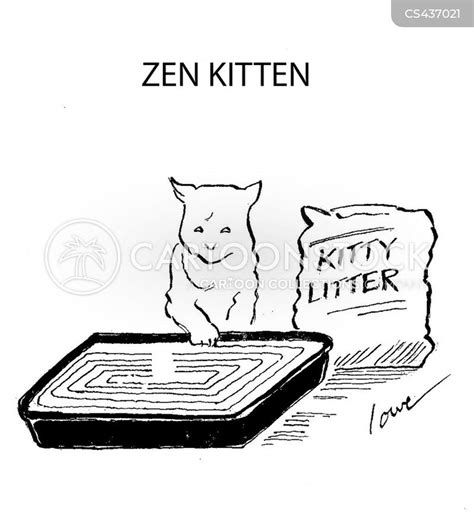 Zen Cat Cartoon Cats Blog