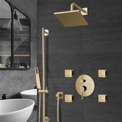 2020 popular 1 trends in home improvement, shower heads, home & garden, home appliances with shower filter head and 1. Buy Bravat Rainfall Square Shower Head And Hand Held ...