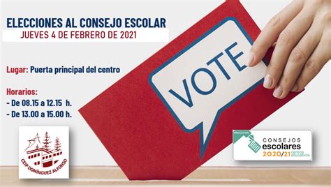 Elecciones Al Consejo Escolar Ceip DomÍnguez Alfonso