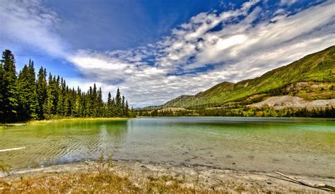 Emerald Lake Yukon Canada Stock Photo Image Of Alpine 12737654